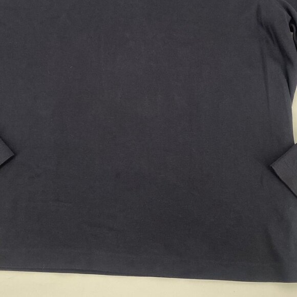 Banana Republic Men’s Size XL True Navy Cotton 1/4 Snap Button Pullover Jersey - Picture 7 of 8